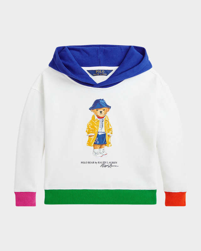 Girl's Magic Fleece Polo Bear Sweatshirt, Size 2-